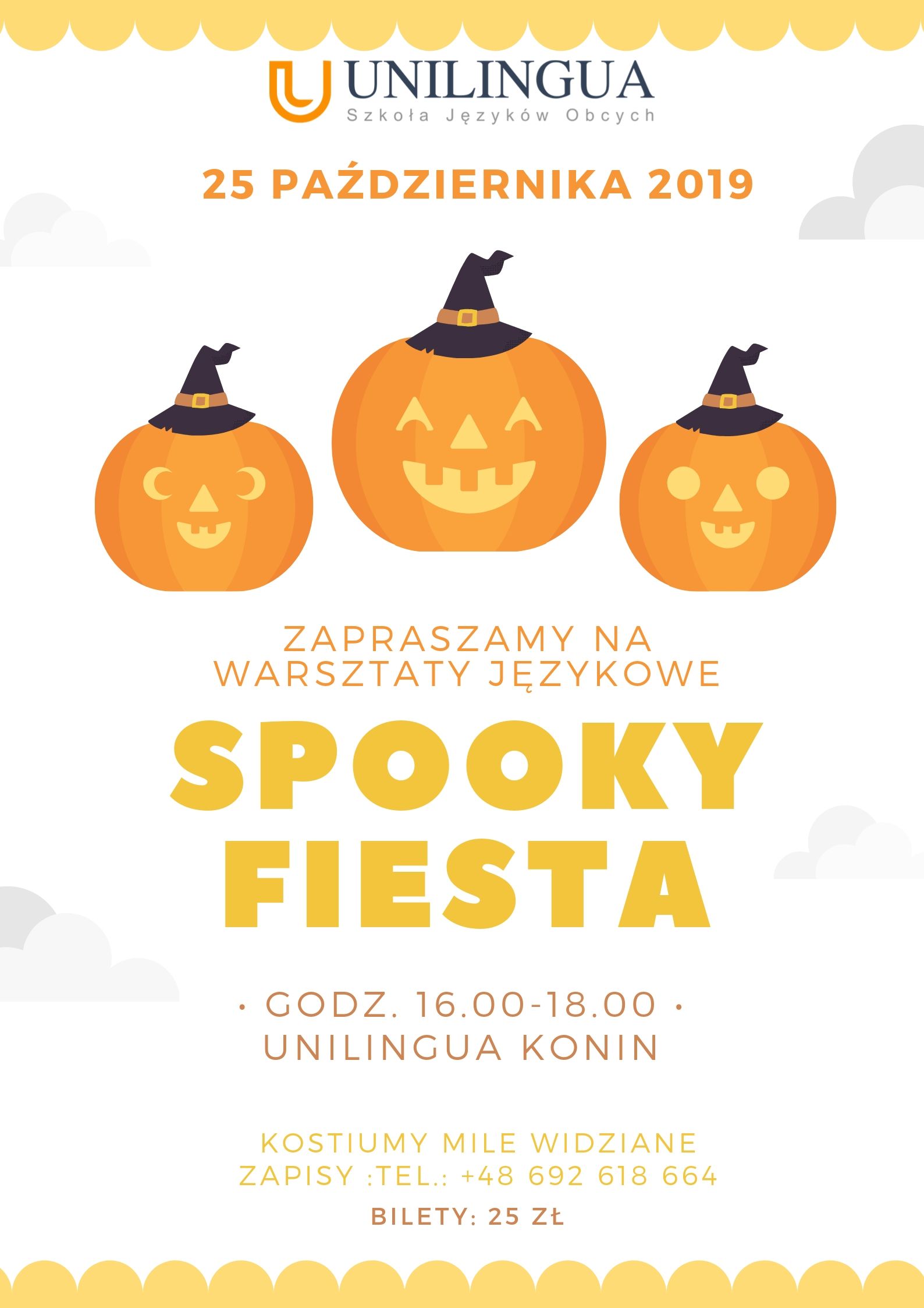 angielski warsztaty konin halloween